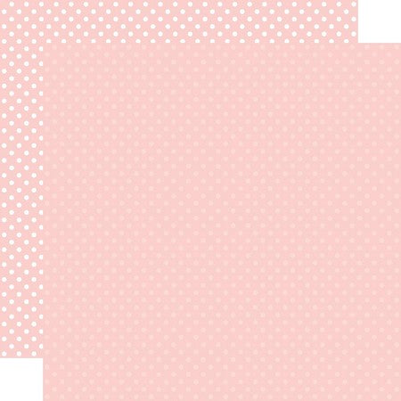 image_e113298a-4223-4270-a9a6-f5af0d556d28.jpg Echo Park Dots & Stripes BLUSH 12"X12" Scrapbook Paper - Image 1
