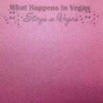What Happens In Vegas Lip Gloss Bling 12"X12" Scrapbook Paper - Image 2