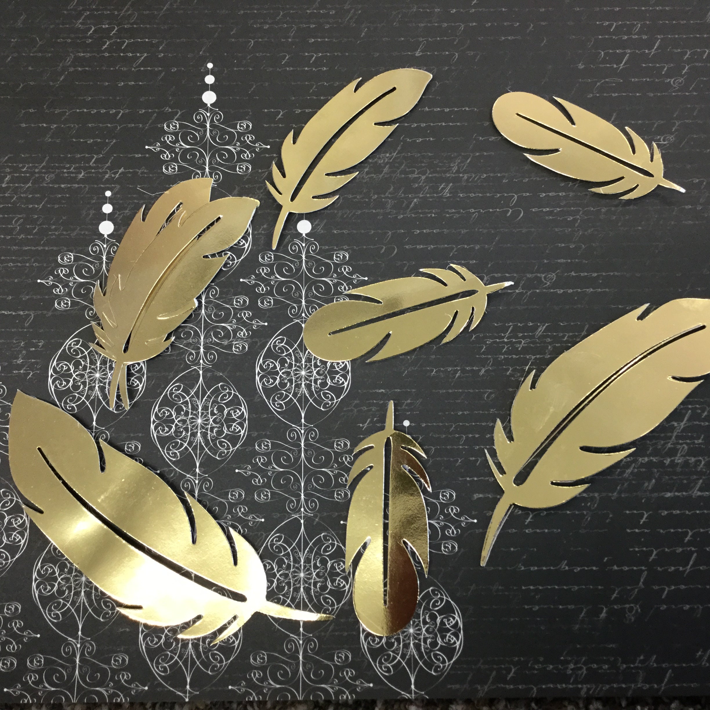 image_e1a333cf-6193-4a13-bd24-abd4e869210a.jpg Crafter Square GOLD LEAF Stickers - Image 1