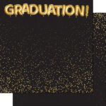 HATS OFF GRADUATION 12X12 Scrapbook School Kit 37pc - Image 2