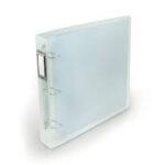 WeRM TRANSPARENT 12"X12" D Ring Scrapbook Album
