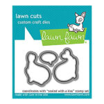 Lawn Fawn SEALED WITH A KISS Custom Craft Dies 3 pc