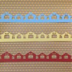 Pet DOG HOUSE Diecut Border Red 2.5"X12" - Image 2