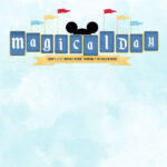 MAGICAL DAY Disney 12"X12" Scrapbook Paper - Image 2