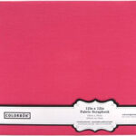 Colorbok Scrapbook PINK 12"X12" Fabric Album