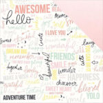 Kaisercraft Daydreamer YOLO 12"X12" Scrapbook Sheet