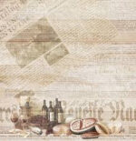 Fabscraps VINTAGE COLLECTION 12"X12" Menu Scrapbook Paper - Image 3