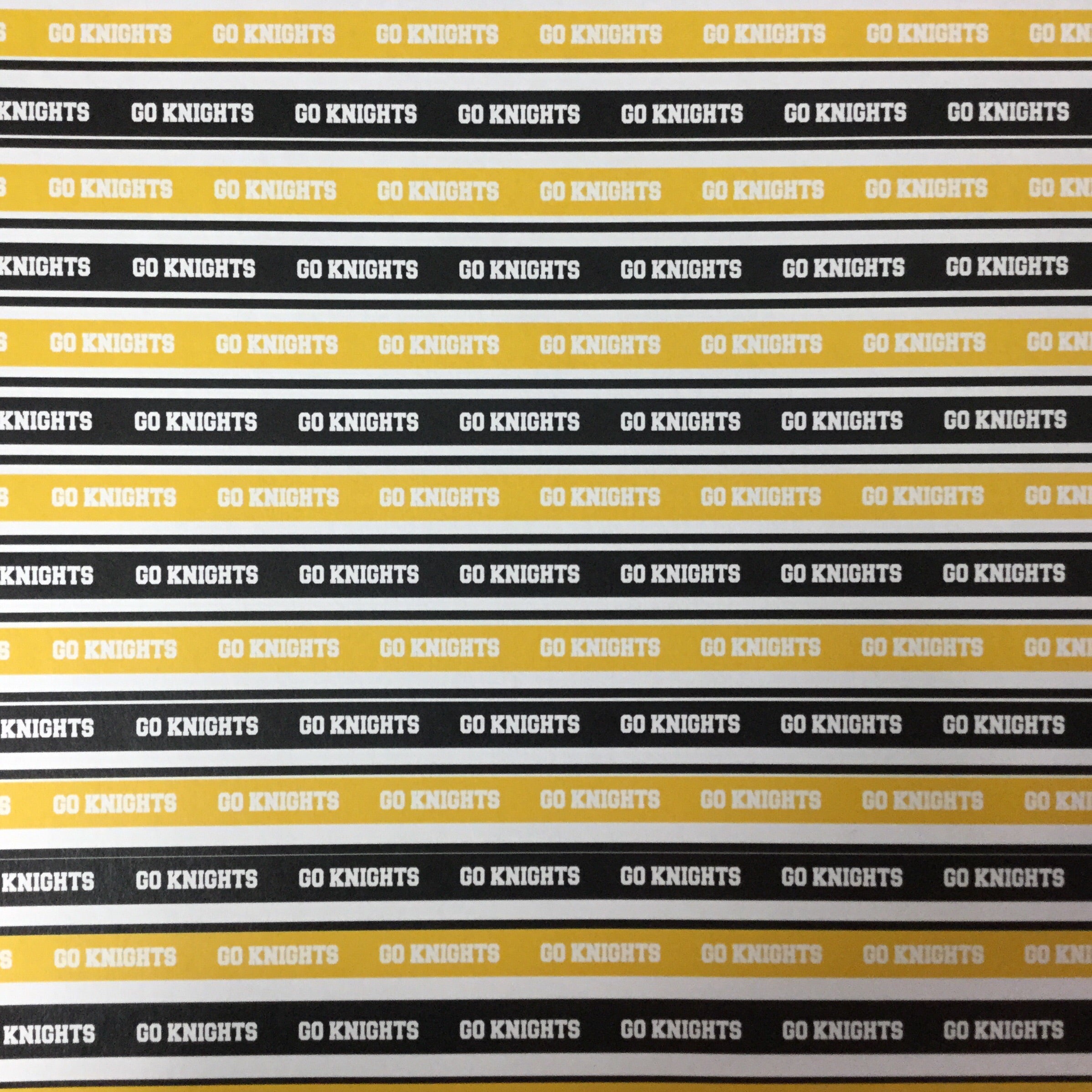 image_e9925499-9d04-48b1-94e1-e9cd5c8b55a4.jpg GOLDEN KNIGHTS True To Your Mascot 12"X12" Cardstock Sheet LV - Image 1