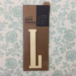 Papermania Bare Basics Wooden Adhesive LETTER L Wood