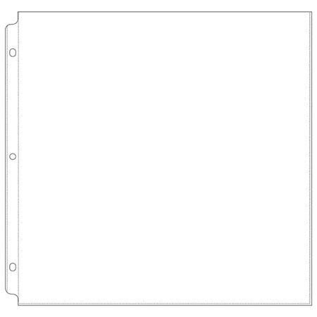 image_eac12100-5597-48ce-a60b-c7ff1bb62baf.jpeg We R RING PAGE PROTECTORS 100pc 12"x12" Scrapbook Album Sleeves - Image 1