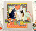 Simple Stories Pet Shoppe CAT  Decorative BRADS & CHIPBOARD Pieces 27pc - Image 2