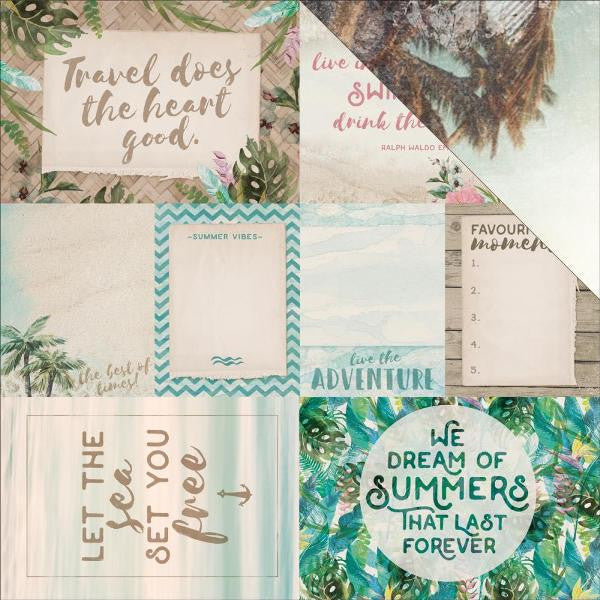 image_ece1cb2b-0f54-4482-ba87-64efeaaff57e.jpeg Kaisercraft ISLAND ESCAPE KAHAKAI 12"X12" Scrapbook Paper - Image 1
