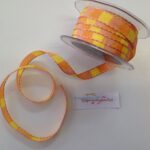 May Arts 1/2" STITCHED SQUARES Ribbon Trim 1 yard yd - Image 5