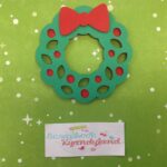 CHRISTMAS WREATH Large Scrapbook Die Cuts - Image 3