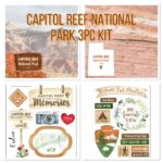 CAPITOL REEF KIT 2 Papers and Stickers 3pc - Image 2