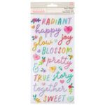 Thickers Paige Evans Blooming Wild RADIANT Puffy Stickers
