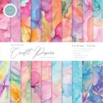 Craft Consortium Ink Drops CANDY 12”X12” Premium Paper Pad