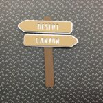 DieCut HIKING SIGN POST Forest Lake Mountain Waterfall Canyon Die Cuts - Image 14