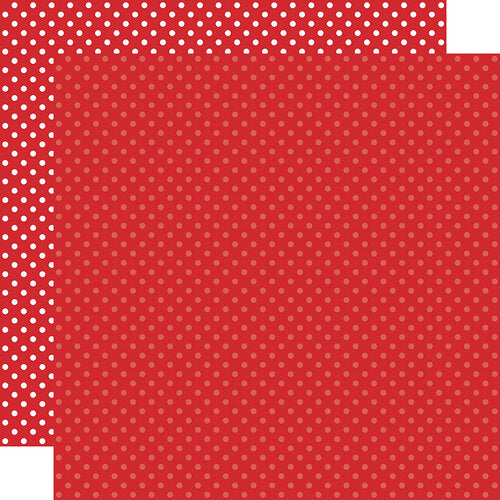 image_ee63e9e1-0c94-4c9a-8acb-ca71168bf116.jpg Echo Park Dots & Stripes RED 12"X12" Scrapbook Paper - Image 1