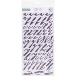 Pinkfresh Studio DAYS OF SPLENDOR ALPHA STICKERS 136 pc