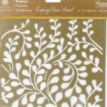 Couture Creations Anna Griffin CREEPING VINES Stencils 8” x 8”