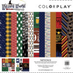 Colorplay WIZARD WORLD 12"X12" Paper Pack Kit Scrapbook Paper Pack 6 pc.