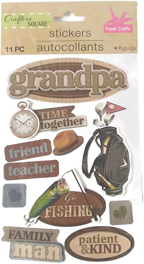 image_f17472df-adb1-4eb9-a737-a2c062ef0a3f.jpg Crafter’s Square GRANDPA Pop-Up Stickers - Image 1