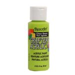 DecoArt Crafter's Acrylic CITRUS GREEN Acrylic Paint 2oz