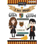 Scrapbook Customs WIZARDING WORLD STICKERS 13pc