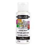 DecoArt Crafter's Acrylic WHITE Acrylic Paint 2oz