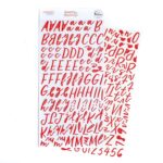 Pinkfresh Studio Happy Holidays RED Puffy Alpha 236pcs