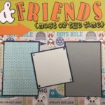 Premade Pages BROTHERS AND FRIENDS (2) 12X12 Scrapbook Pages - Image 2