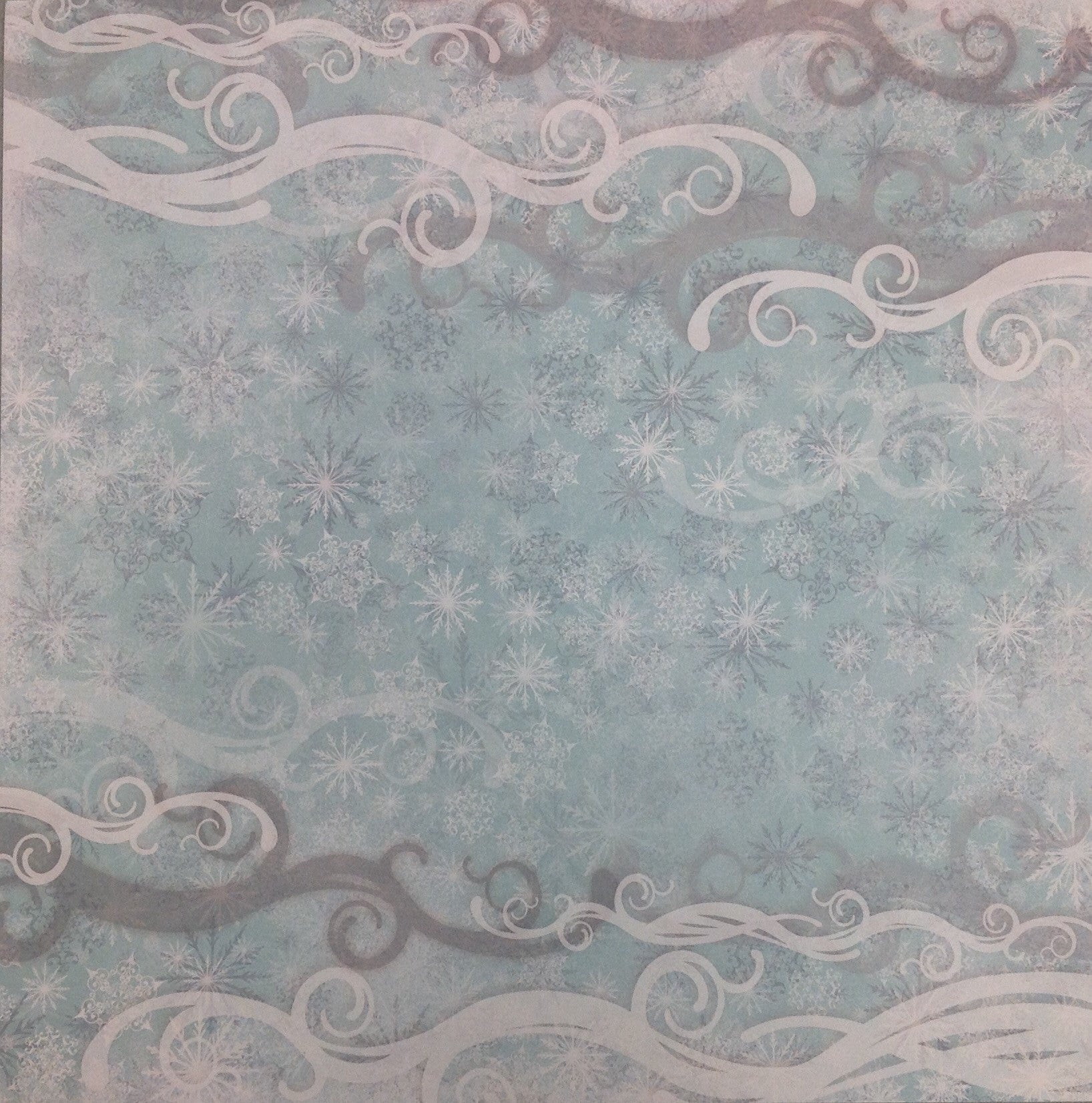 image_f2d62d94-39e9-40b1-8e2e-0d61eeb11727.jpg SK WINTER SNOWY DAY 12x12 Scrapbook Papers 2pc - Image 1