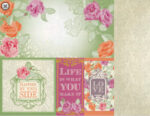 Kaisercraft FLORA DELIGHT Scrapbook Kit 12"X12" 12 Sheets - Image 5