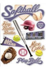 Paper House SPORTS 3D Scrapbook Stickers 4.5"x 7" - Image 5
