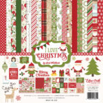 Echo Park I LOVE CHRISTMAS 12X12 Scrapbook Paper Kit
