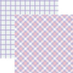 Reminisce Plaid Pastels PLAID TWO 12"X12" Scrapbook Paper