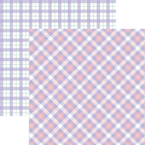 image_f5d36b97-1b6d-410b-9e26-33dd5418c1d7.jpg Reminisce Plaid Pastels PLAID TWO 12"X12" Scrapbook Paper - Image 1