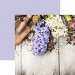 Reminisce GROWING GARDEN Scrapbook Paper Pack 2pc - Image 3