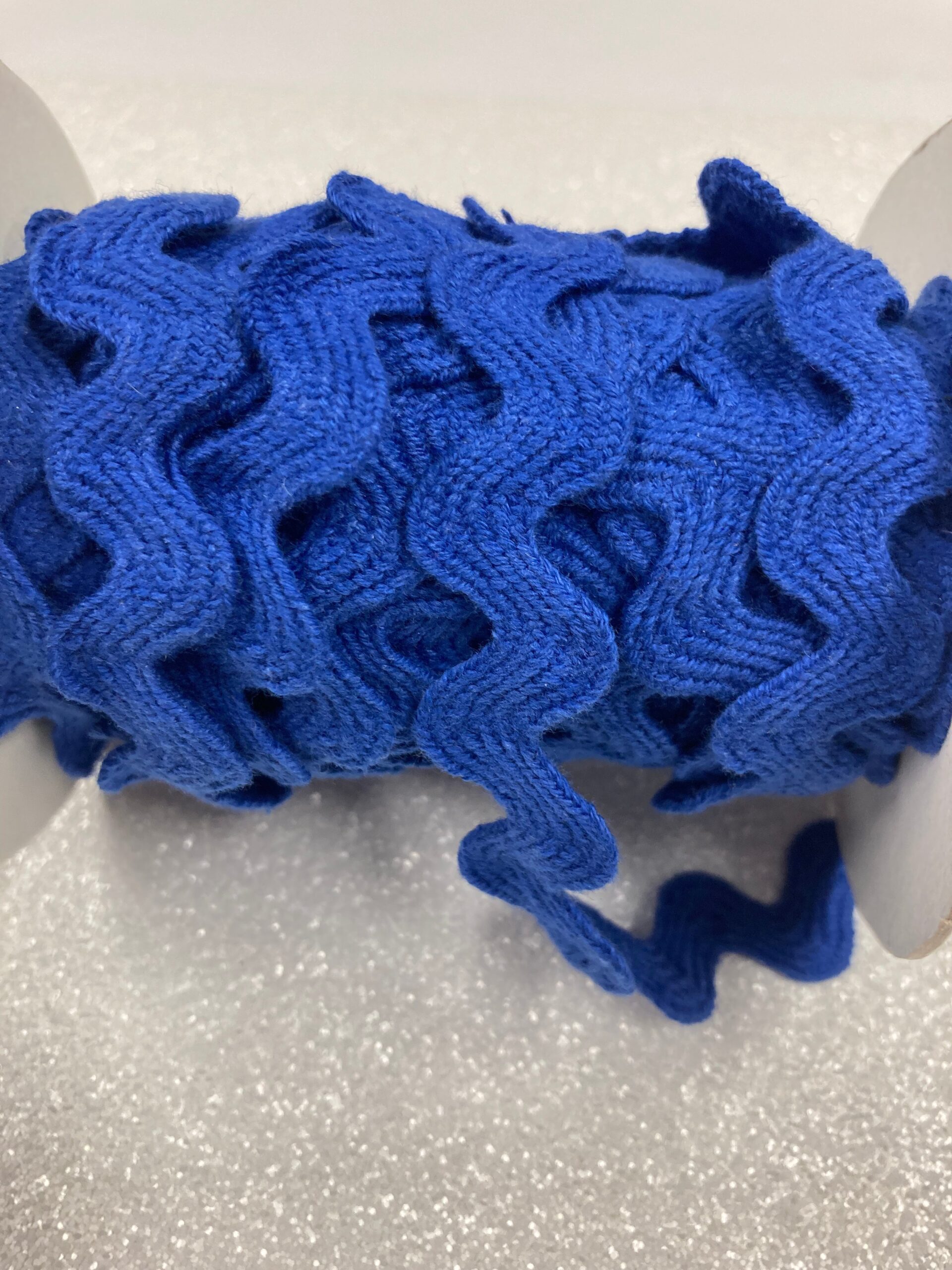 image_f610bc73-07e6-4f33-8a3c-0b0858c53327.jpg Creative Impressions Rick Rack JUMBO BLUE Ribbon Trim 5/8” - Image 1