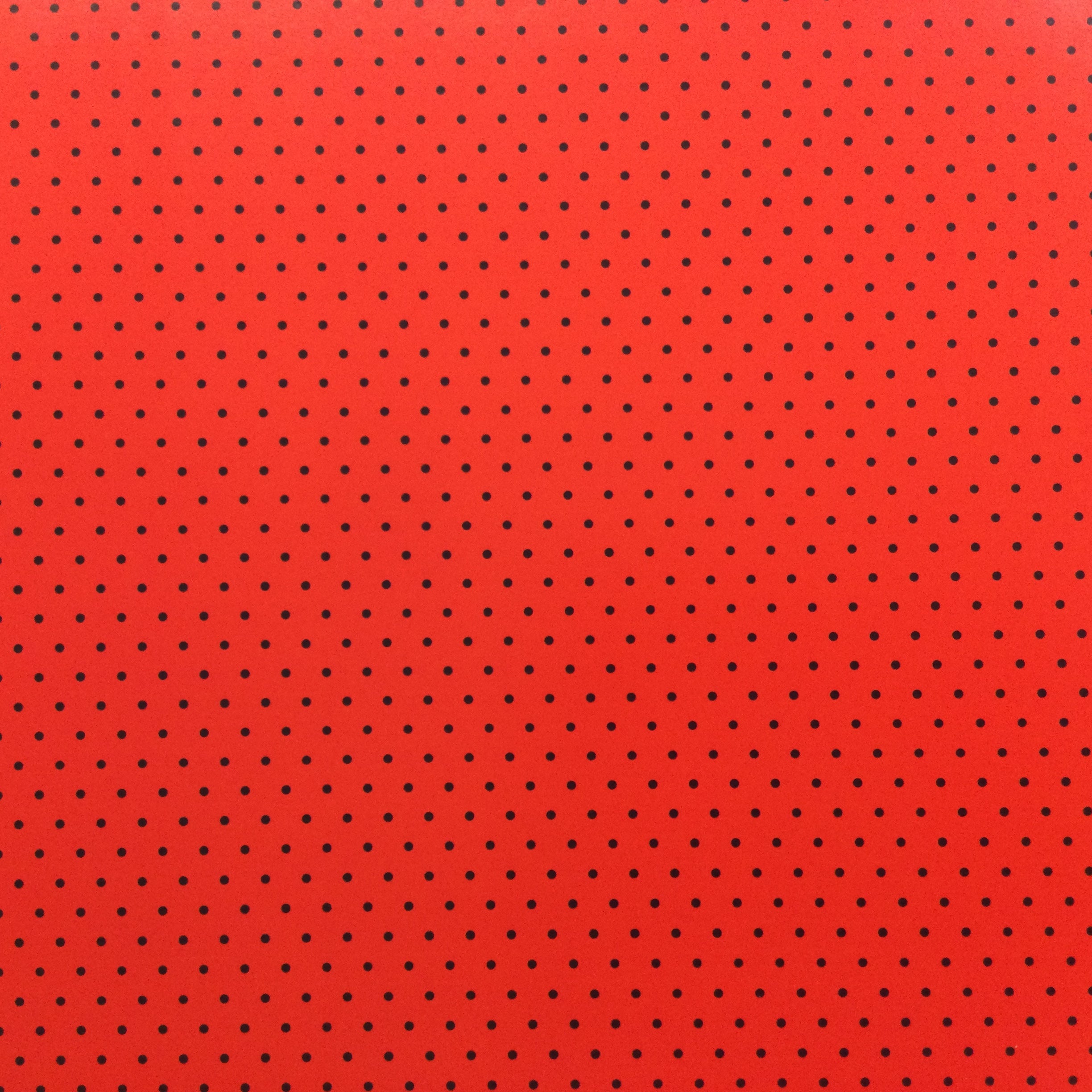 image_f7360bbf-2f48-40ab-b52c-1ff090f037ea.jpg Polka Dots RED & BLACK 12X12 Scrapbook Paper - Image 1