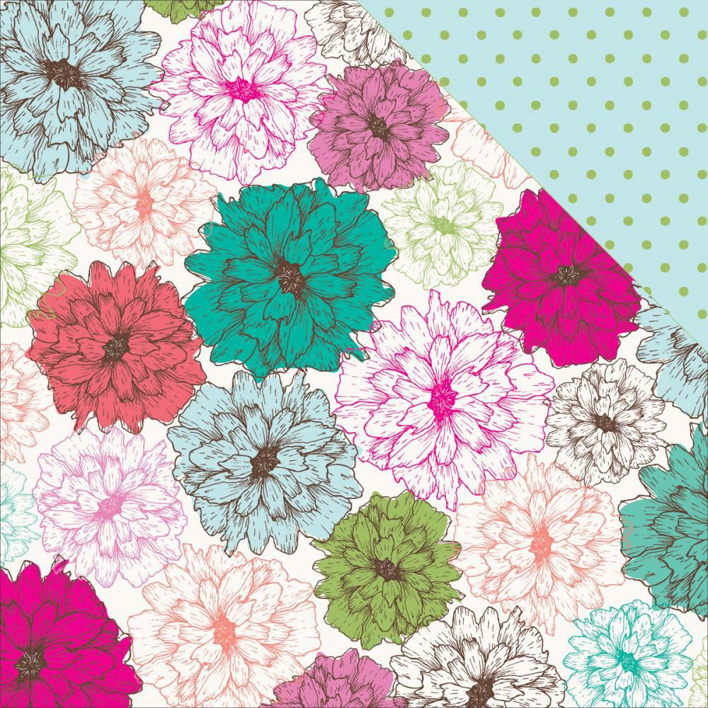 image_f748d785-918a-4396-95e7-84cf412d3951.jpg Kaisercraft Fly Free FRIEND 12"X12" Scrapbook Paper - Image 1