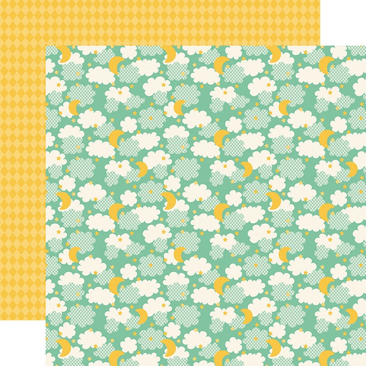 image_f7539a4f-6d25-458a-a2d3-d34da0432d96.jpg Carta Bella It’s A Boy SLEEP TIGHT 12"x12" Paper - Image 1