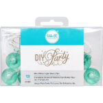 We R DIY Party MINT GLITTER LIGHT STRAND SET 13pc
