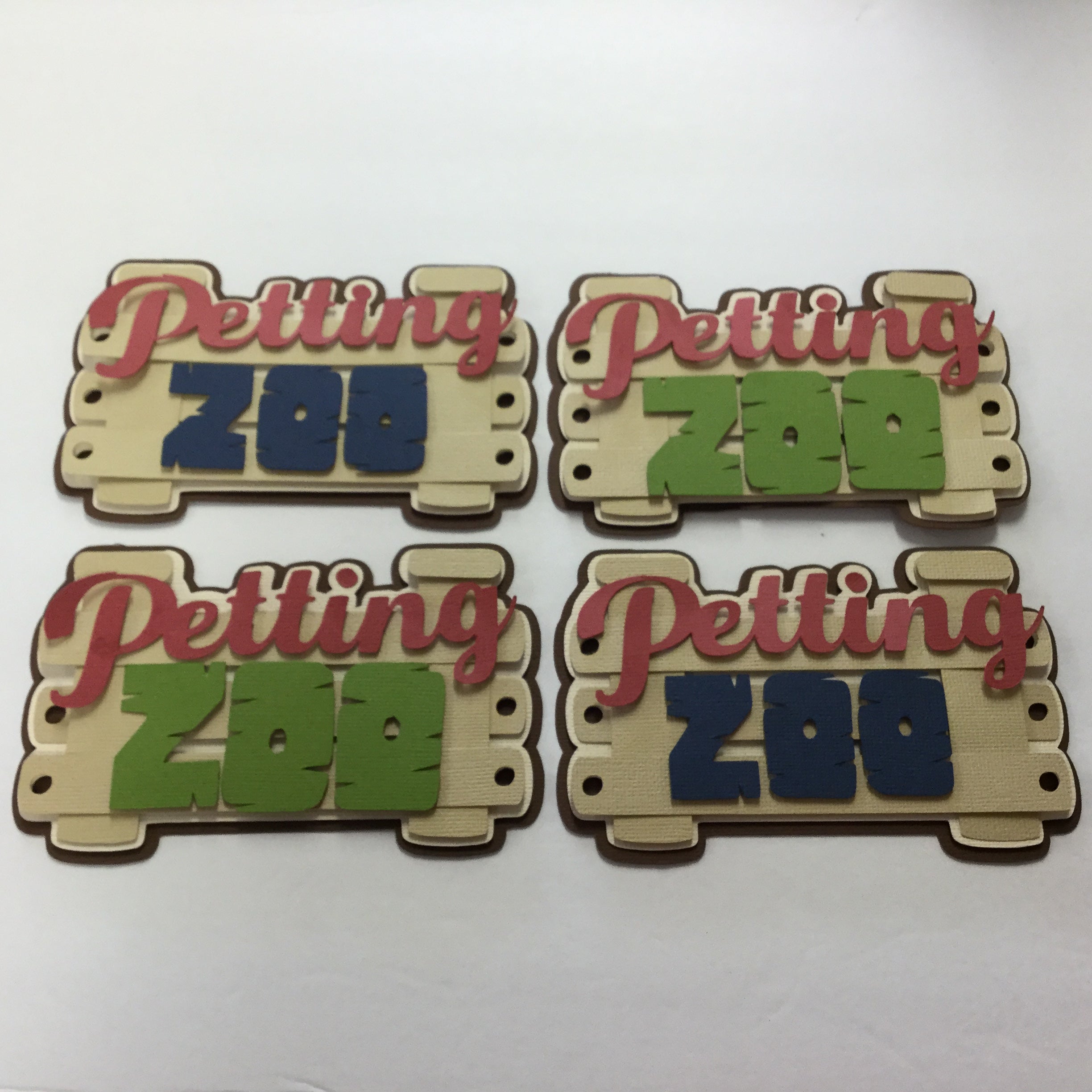 image_f79bc6b9-992f-458c-8573-47418495f305.jpg PETTING ZOO Scrapbook Die Cuts Embellishment - Image 1