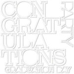Bella Blvd CONGRATULATIONS Cut-Outs Laser Cut Words - Image 2
