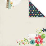 Simples Stories Homespun GRATEFUL Double-Sided Cardstock 12"X12"