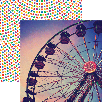 image_fac106bc-3bec-43ba-80f2-39d6f2481a29.gif Reminisce COUNTY FAIR 12X12 Scrapbook Paper - Image 1