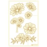 P13 TIME TO RELAX Light Chipboard Laser Cut Wood Embellishments 1 Set - Image 2