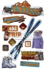 Paper House SPORTS 3D Scrapbook Stickers 4.5"x 7"
